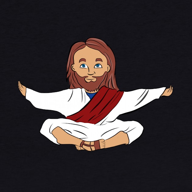 Jesus meditating by cypryanus